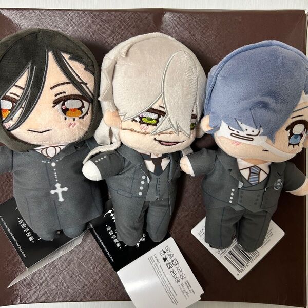 新品タグ付き アニメ「黒執事-寄宿学校編-」KIRAMUCCHIぬいぐるみ