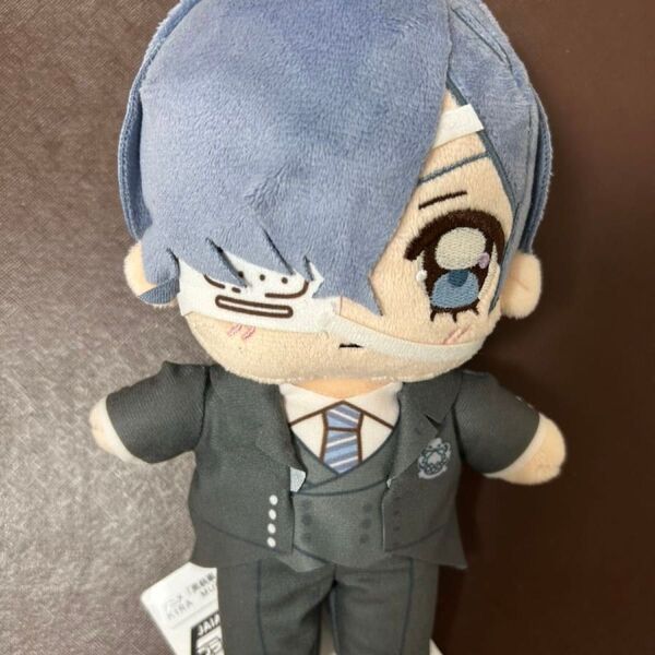 新品タグ付き アニメ「黒執事-寄宿学校編-」 KIRAMUCCHIぬいぐるみ シエル