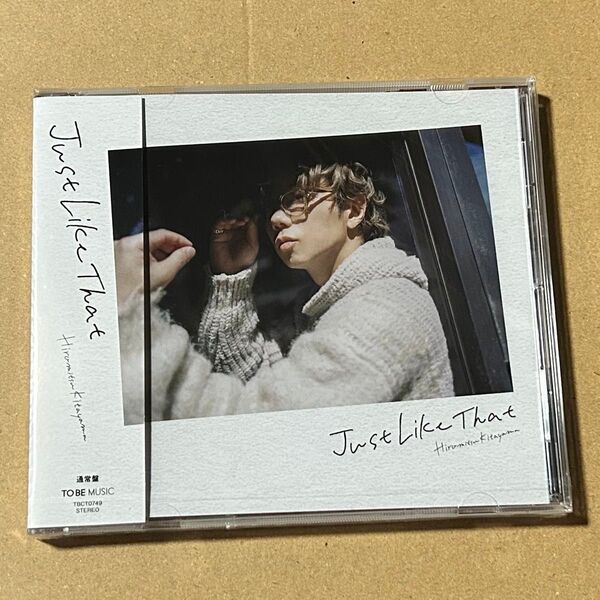 北山宏光 Just Like That CD 通常盤
