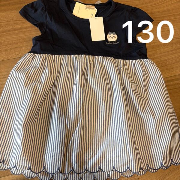 ちいかわ プティマイン petit main コラボ チュニック ちいかわ ハチワレ うさぎ 130