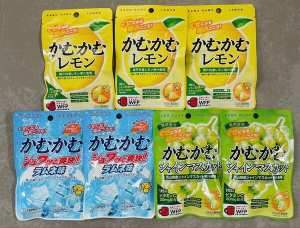 かむかむキャンディ 3種 7袋まとめ売り
