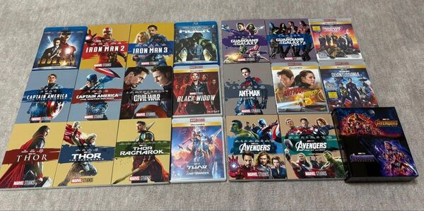マーベル Marvel Blu-ray 54作品 セット まとめ売り フェーズ 1~5
