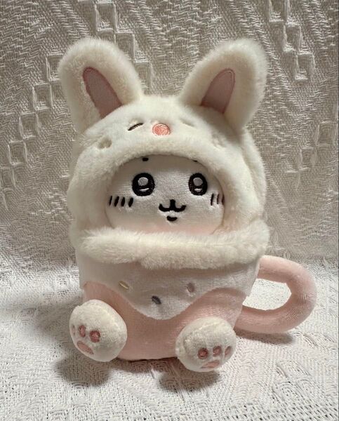 10cmぬい服 被り物 着せ替え ウサギマグカップ ちいかわ にじぱぺっと ちびぬい ハチワレ ウサギ