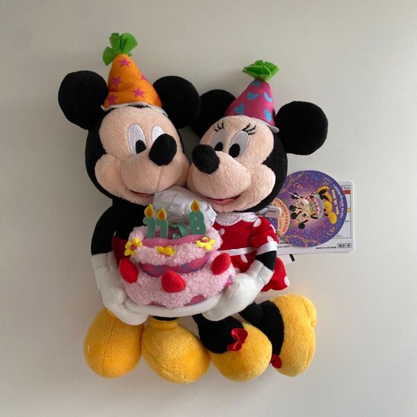 【レア・新品】ディズニー ミッキー ミニー 誕生日ぬいぐるみバッジ 11月18日 ぬいぐるみバッジ TDR ミニー タグ付