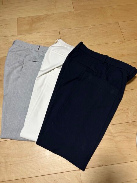 UNIQLO ユニクロ アンクルパンツ スラックスL 3本セット