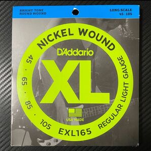 ダダリオ D'Addario ベース弦 EXL165 Nickel Round Wound Long Scale 45-105