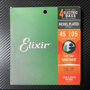 【パッケージ崩れ】エレキベースギター弦 Elixir 14077 エリクサー Medium ニッケルライトミディアム