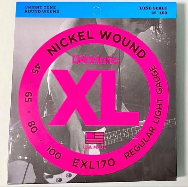 ダダリオ D'Addario ベース弦 EXL170 Nickel Round Wound Long Scale 45-100