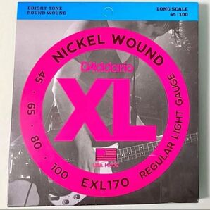 ダダリオ D'Addario ベース弦 EXL170 Nickel Round Wound Long Scale 45-100