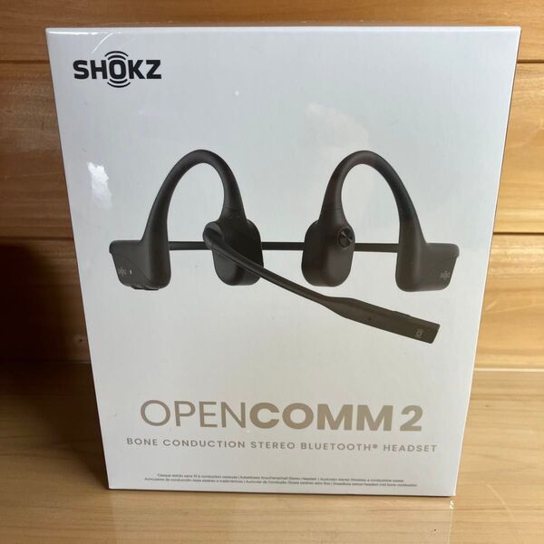 【新品未開封】Shokz OpenComm 2 骨伝導イヤホンBluetooth