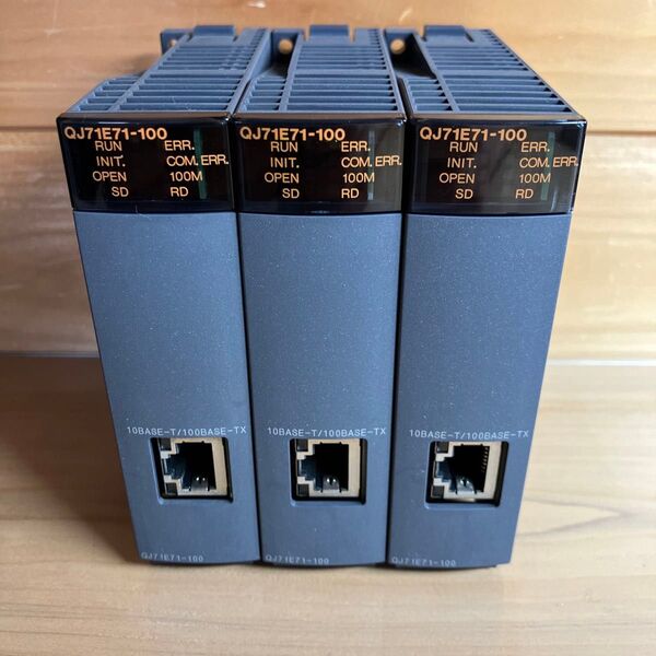 三菱電機 MELSEC QJ71E71-100 Ethernetユニット 3個