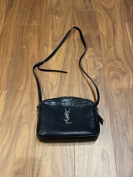 YSL サンローラン レザー ショルダーバッグ