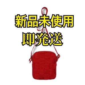 Supreme Woven Shoulder Bag "Red" (23SS)
