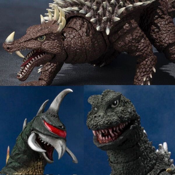 【未開封】S.H.MonsterArts アンギラス ガイガン ゴジラ 1972 セット モンスターアーツ