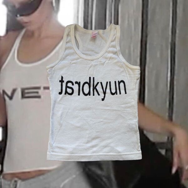 *+*brat x kyun TANK TOP タンクトップ ノースリーブ