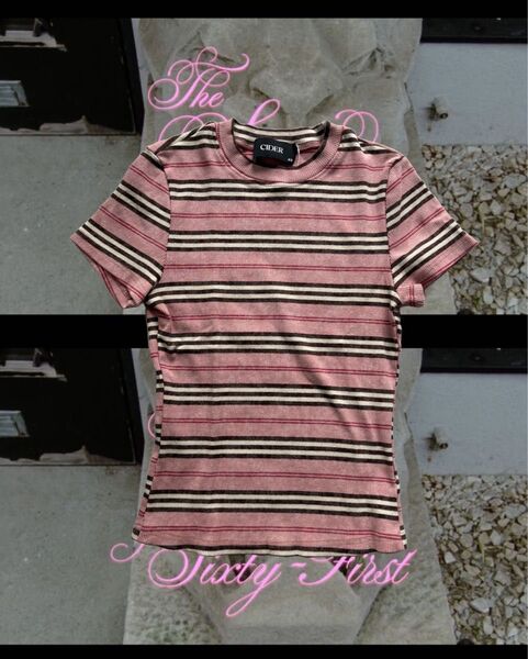 *+*CIEDER PINK TOPS - Tシャツ カットソー