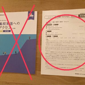 【解答編のみ】高校英語へのアクセス 長文編 啓林館 高校 教科書