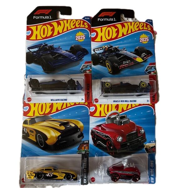 ホットウィール ミニカー 4台セット 未使用