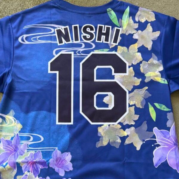 阪神タイガース 沖縄キャンプ かりゆしTシャツ 西勇輝選手
