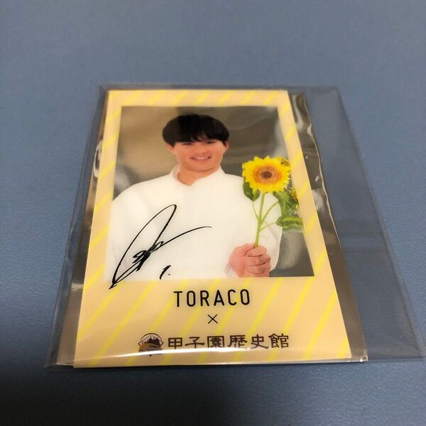 阪神タイガース 森下翔太選手 甲子園歴史館チェキ 入場特典 トラコ TORACO
