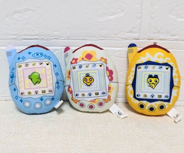 たまごっち 祝ケータイかいツー! たまごっちプラス ちびるっくぬい 3種セット くちぱっち めめっち まめっち