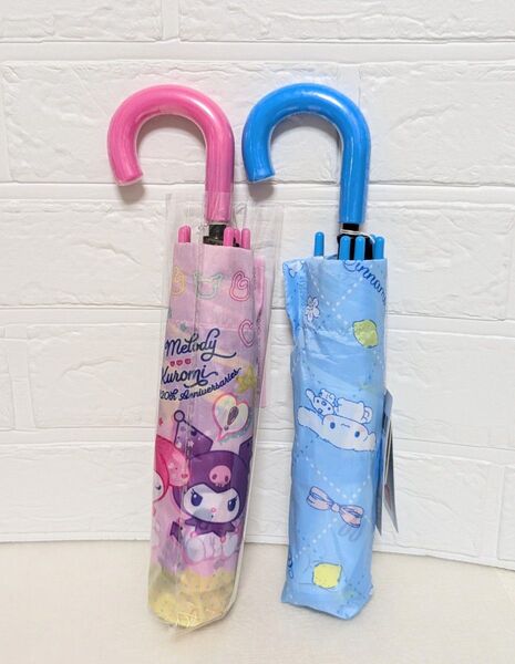 サンリオ 折りたたみ傘 2本セット マイメロディ クロミ シナモロール