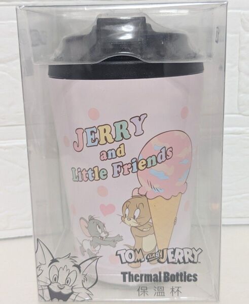 トムとジェリー 保温保冷ステンレスタンブラー ピンク ジェリーとタフィー 350ml