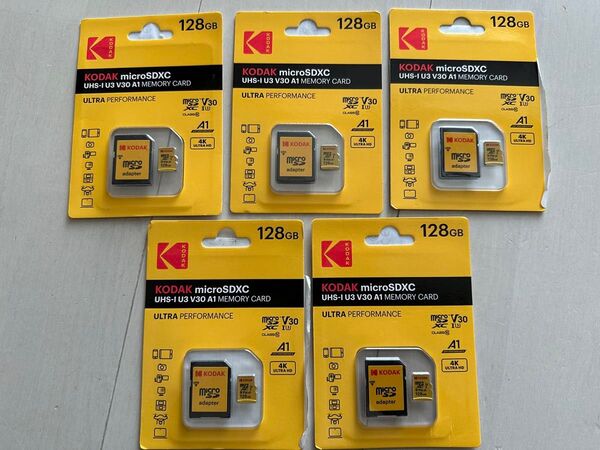 KODAK社 SDXC 128GB 5枚セット