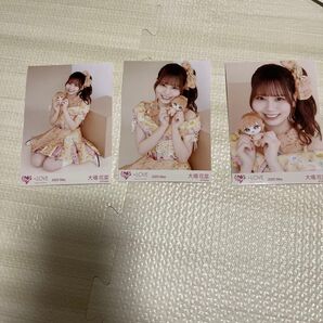 【匿名発送】イコラブイコールラブぬいぐるみキーホルダー生写真大場花菜 コンプ