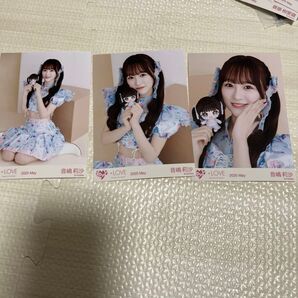 【匿名発送】イコラブぬいぐるみキーホルダー生写真音嶋莉沙コンプ
