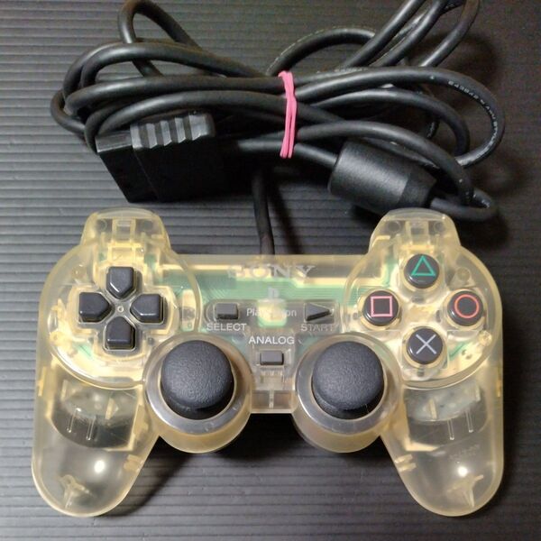 【PS2】 アナログコントローラー DUALSHOCK2 クリスタル デュアルショック2 SCPH-10010C