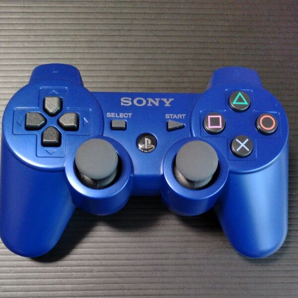 【PS3】 ワイヤレスコントローラー DUALSHOCK3 メタリック・ブルー CECH-ZC2JMB デュアルショック3