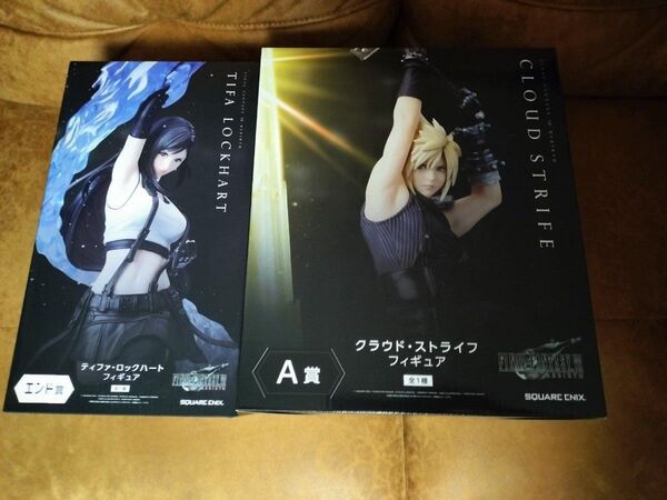 【未開封】ファイナルファンタジー7 リバース エンド賞 ティファ・ロックハート 、A賞 クラウド・ストライフ フィギュア