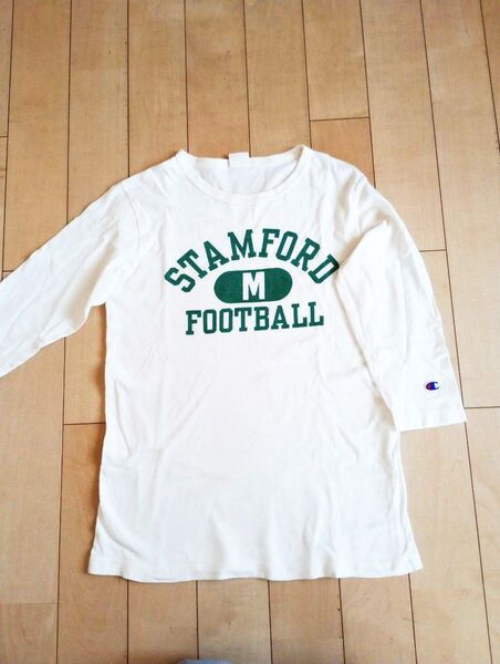 Champion 七分袖Tシャツ Мサイズ レディース