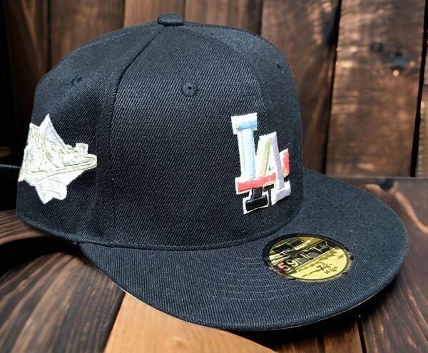 ☆ラスト1点☆ New Era LA 59FIFTY キャップ レインボー 7 3/8