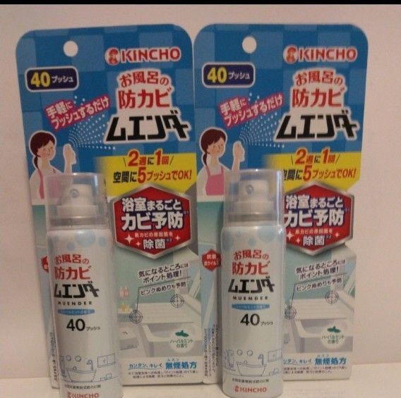 お風呂の防カビムエンダー 40プッシュ パールミントの香料