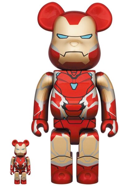 MEDICOM TOY BE@RBRICK IRON MAN MARK 85 100% & 400% ベアブリック アイアンマン