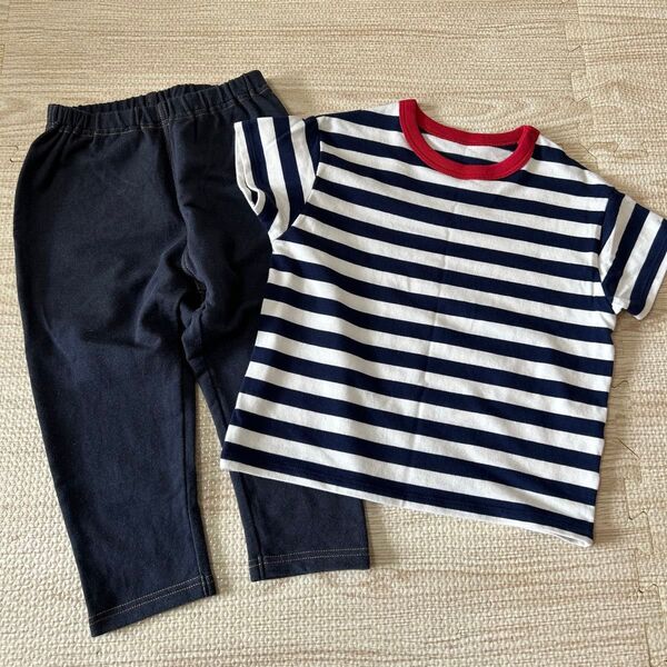 ユニクロベビー レギンス Tシャツ 2点 90