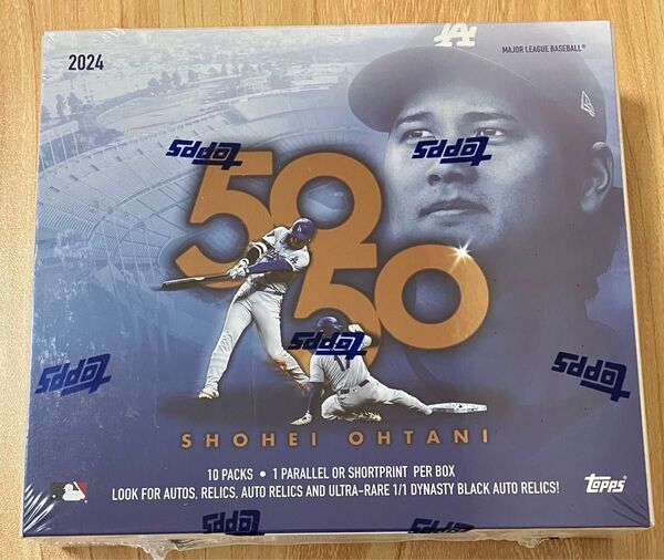 未開封 大谷翔平 2024 Topps 50/50 Shohei Ohtani シュリンク付き 1BOX