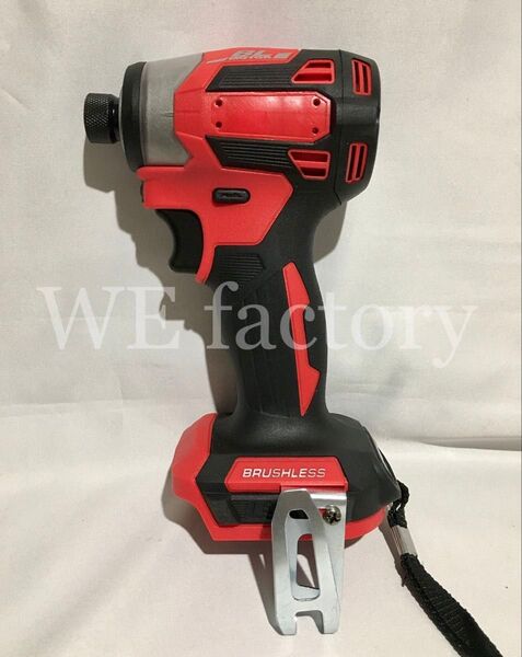WE factory 18v 173 最新型マキタ互換インパクトドライバ、レッド②