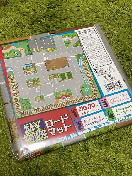ミニカー プレイマット レジャーシート マイタウン ロードマット トミカサイズ