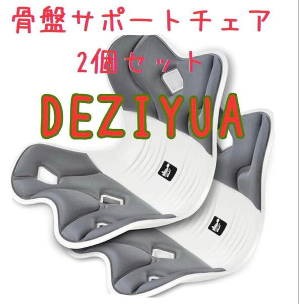 ドイツ レッドドット賞受賞 姿勢 椅子【DEZIYUA (デズヤ) 2個セット
