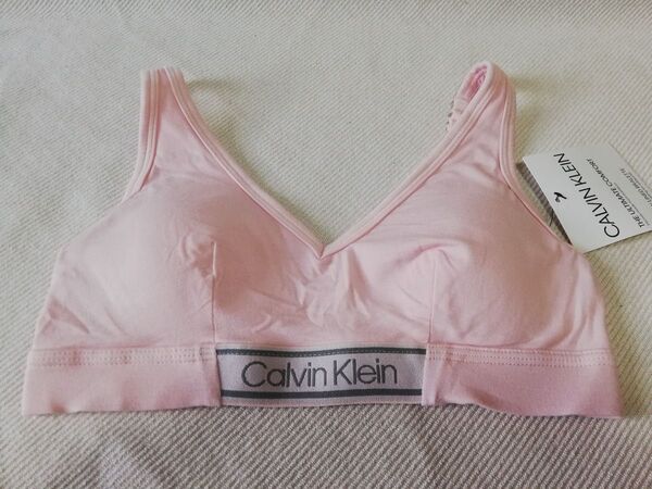 新品! カルバンクライン レディース コンフォートブラレット ピンク XSサイズ Calvin Klein ブラジャー 女性 下着