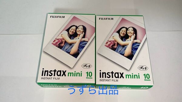 【新品未使用】富士フイルム FUJIFILM チェキカメラ用フィルム instax mini 10枚 2個セット