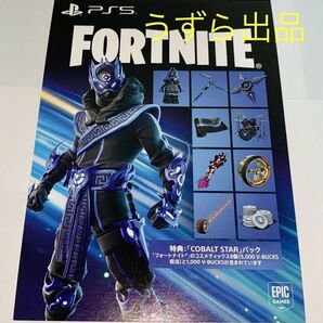 【新品未使用】FORTNITE フォートナイト Cobalt Starパック プロダクトコード for PS5