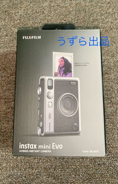 【新品未開封】富士フイルム FUJIFILM instax mini Evo USB Type-C ブラック チェキカメラ