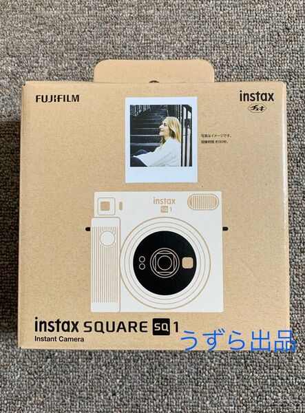【新品】富士フイルム FUJIFILM instax SQUARE SQ1 チョークホワイト チェキカメラ