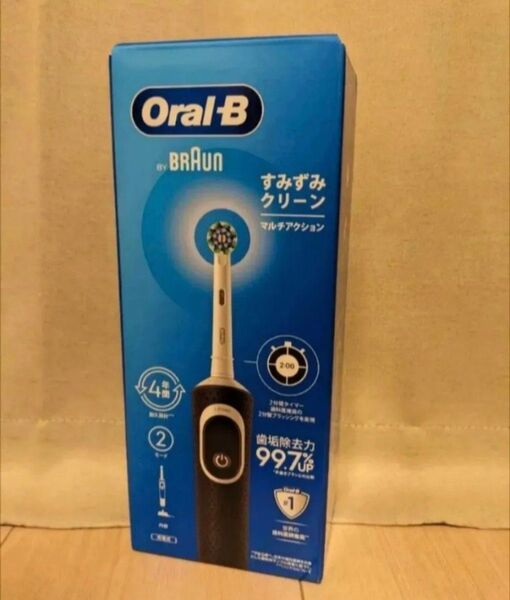 【新品 送料無料】P&G ブラウン オーラルB D100 すみずみクリーン マルチアクション 電動歯ブラシ 本体