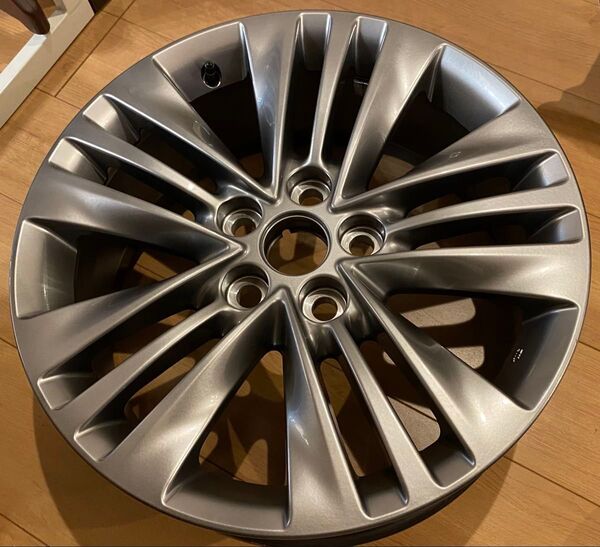 1本 ホイール 新車外し トヨタ 現行 40系 アルファード ヴェルファイア 18インチ 純正 アルミホイール
