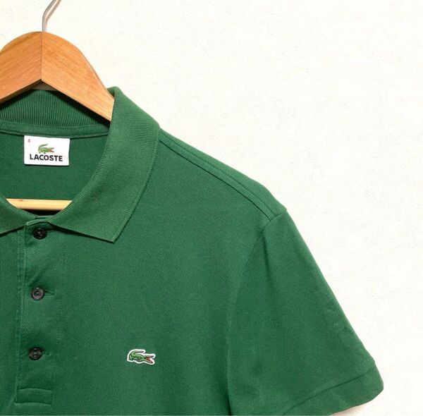 ラコステ ポロシャツ グリーン メンズ 緑 4 XL